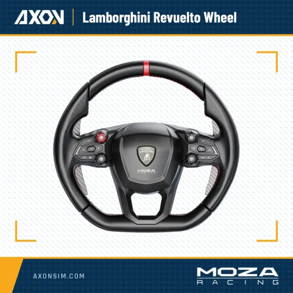 Moza Lamboghini Revuelto Sim Racing Steering Wheel